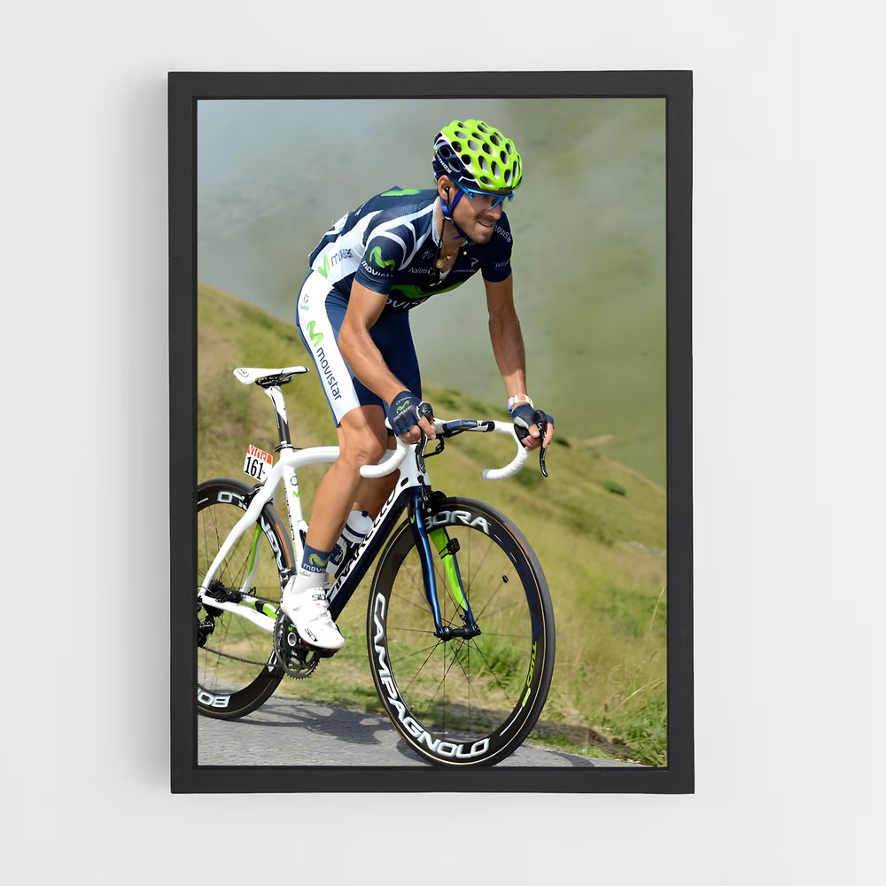 Poster La Route de Valverde – affiche Cyclisme (vue 2)